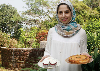 Sakina Aly Sevwala of Malas Hotel runs For Goodness Cakes in Panchgani