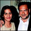 Farzana Contractor with Michel Rolland...King among wine-makers.
