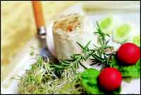 Cucumber Chicken Mousse.