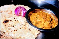 Pithala with Bhakri.